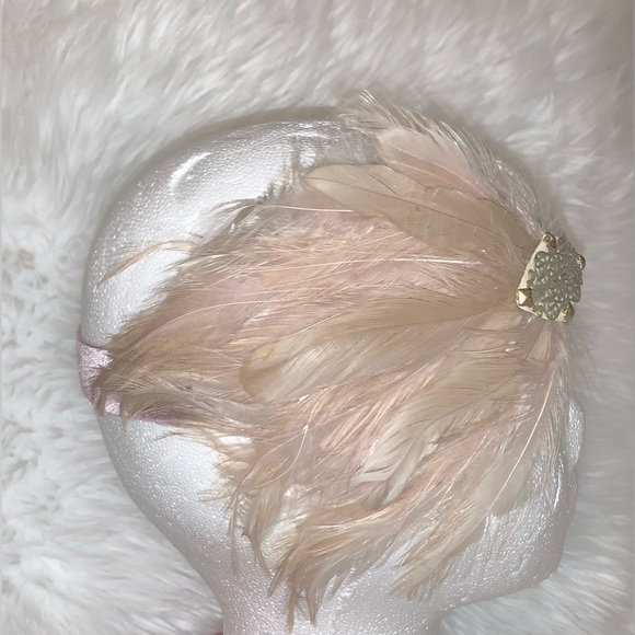 Bedford Falls New Orleans custom flapper style Headwear  feather headband - Picture 11 of 11